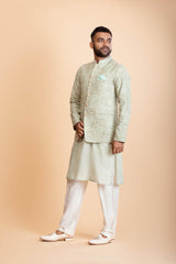 Mint Green Collared Bundi